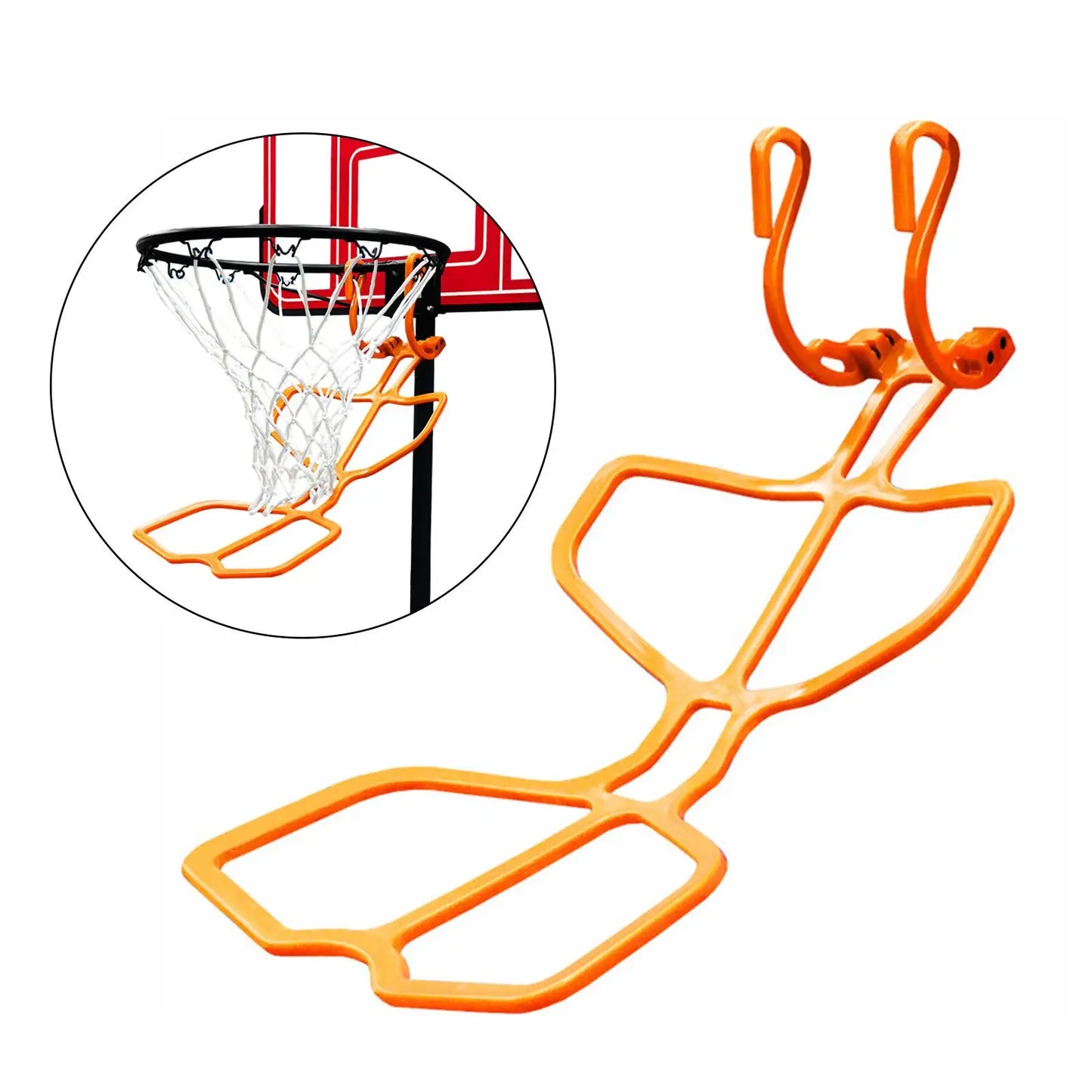 Basketball Return Attachment for Hoop Useful Sturdy Basketball Returner Hoop