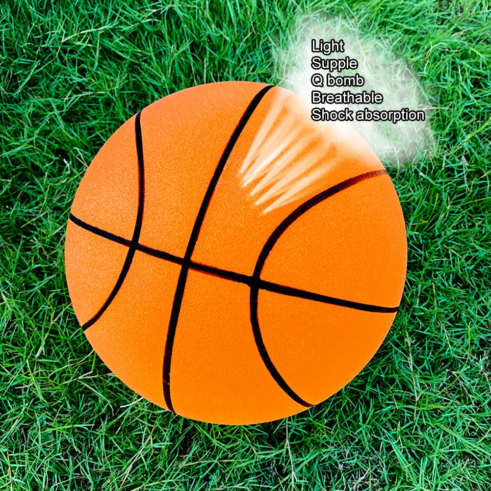 Bouncing Mute Ball Indoor Silent Basketball 24/21/18cm Silent Soft Foam Basketball Child Sports Toy Game Bounce Basket Balls